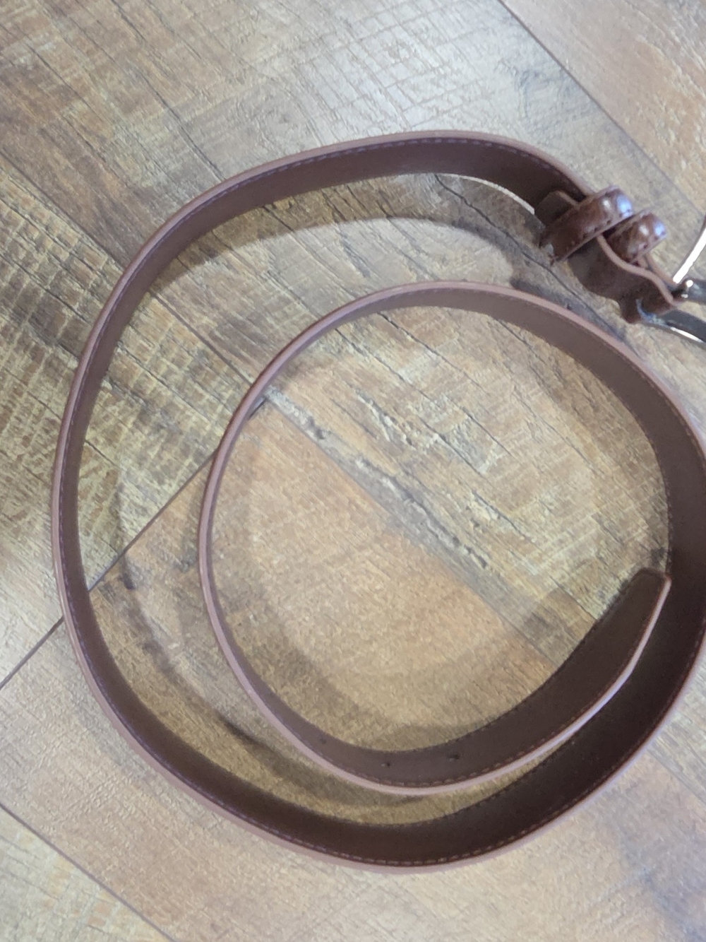 Brown Leather Men's Belt - Classic Casual Style